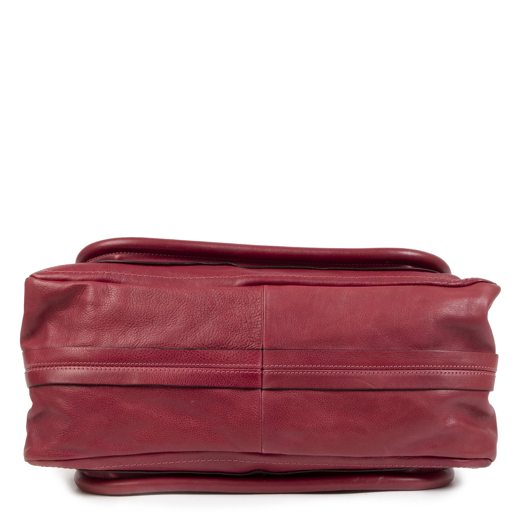 Authentique seconde-main vintage Chloe Medium Red Pararty Top Handle Bag achète en ligne webshop LabelLOV