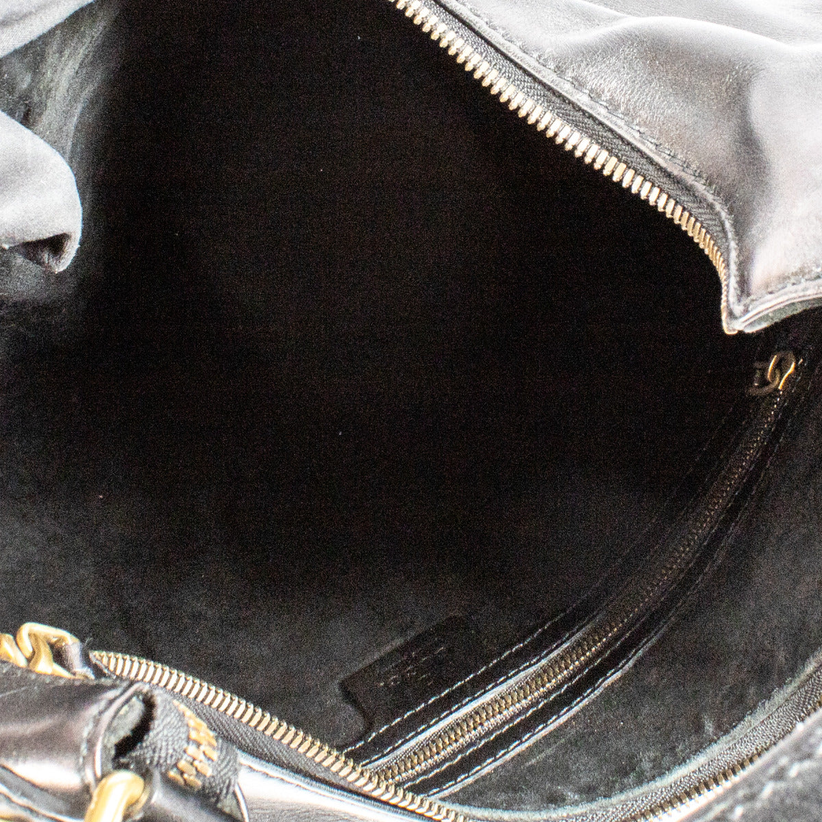 Gucci Zwarte GG Gesp Hobo Schoudertas