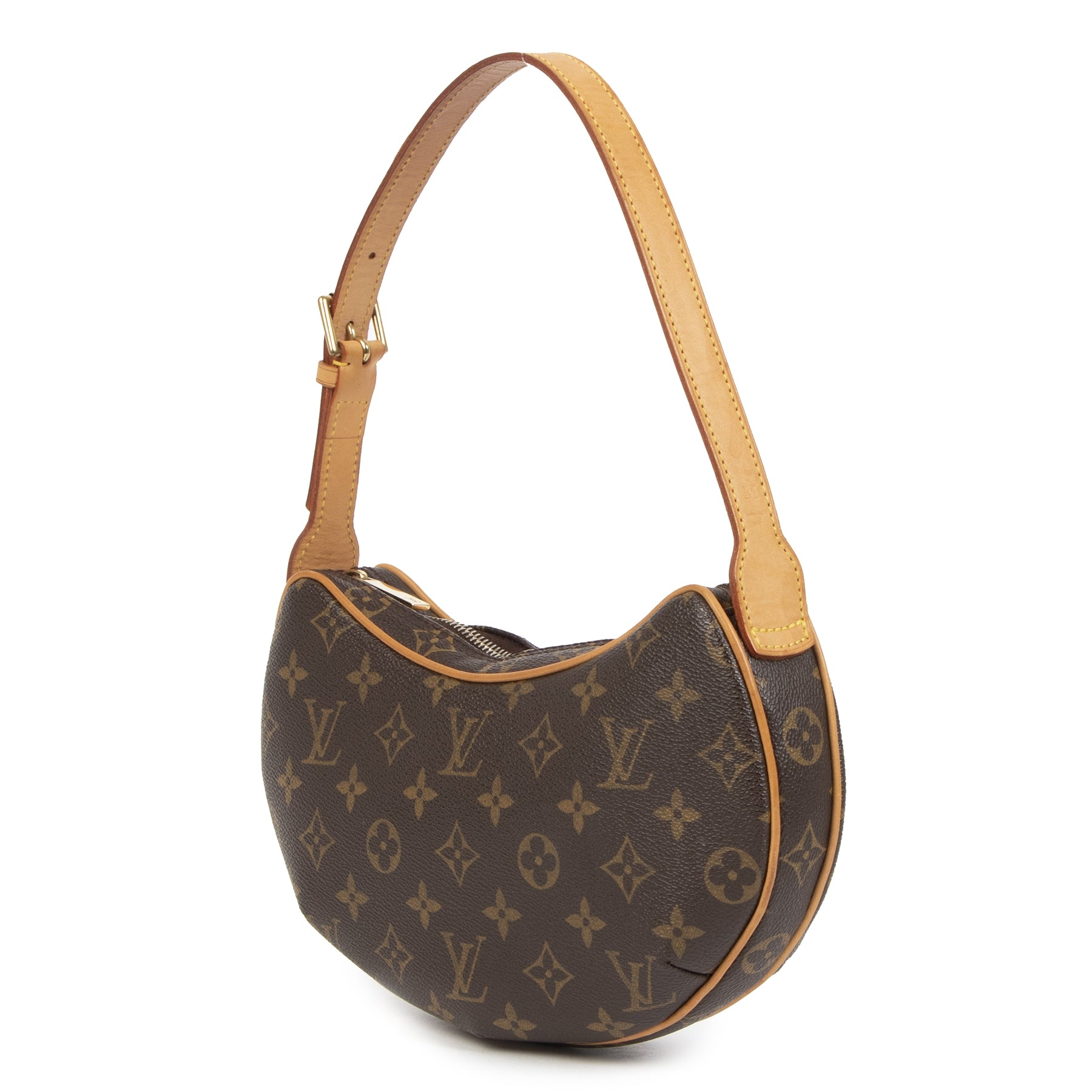 Authentic second-hand vintage Louis Vuitton Monogram Croissant PM Shoulder Bag buy online webshop LabelLOV