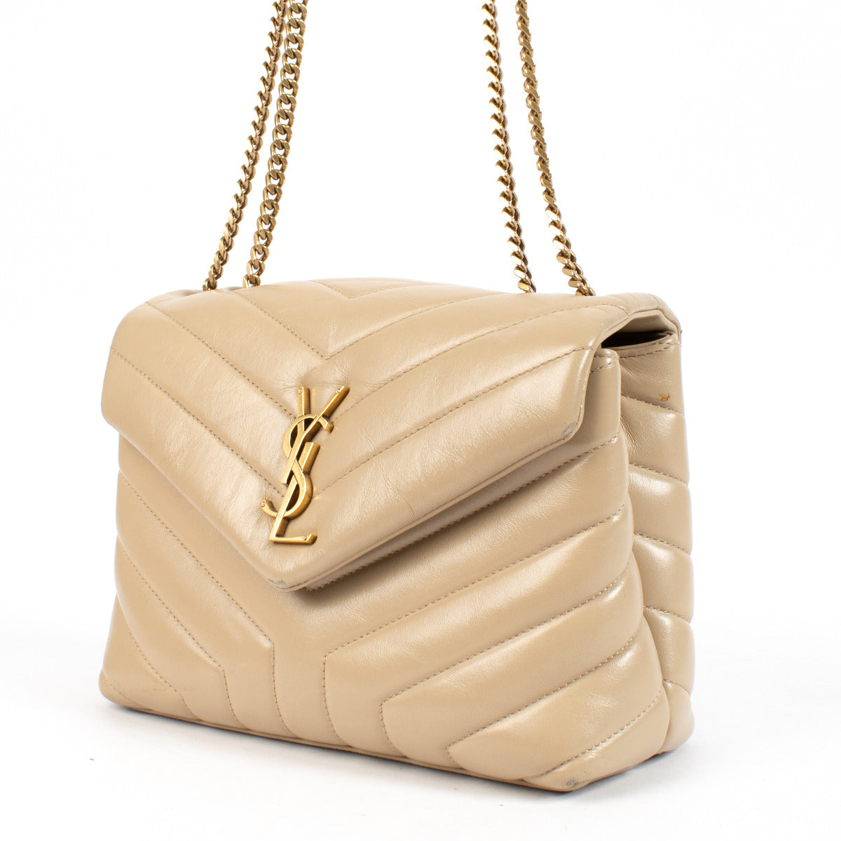 Saint Laurent Beige Loulou Small Bag