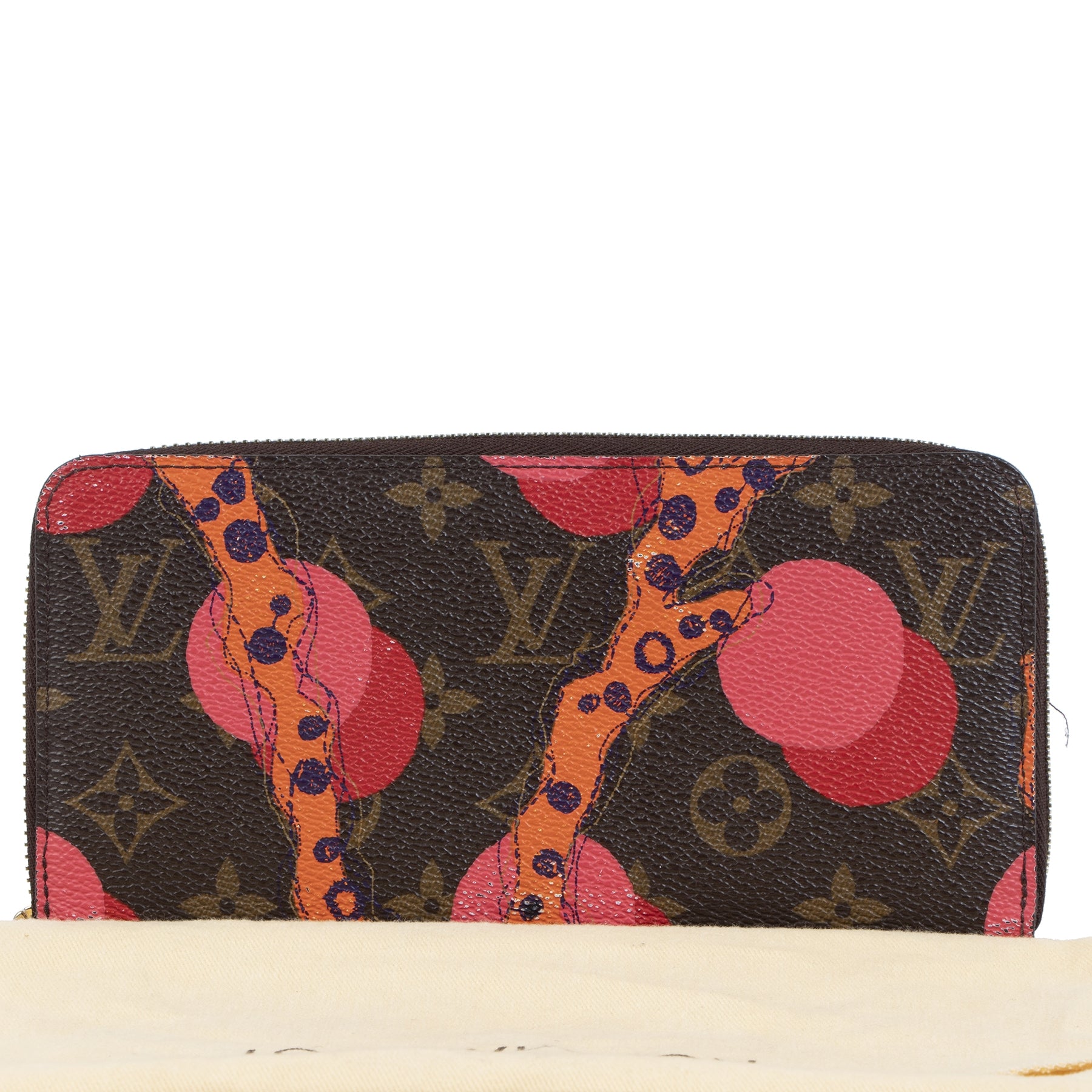 Authentic secondhand Louis Vuitton Monogram Canvas Ramages Zippy Wallet at the right price online safe and secure labelLOV vintage luxury brand LabelLOV Antwerp Belgium