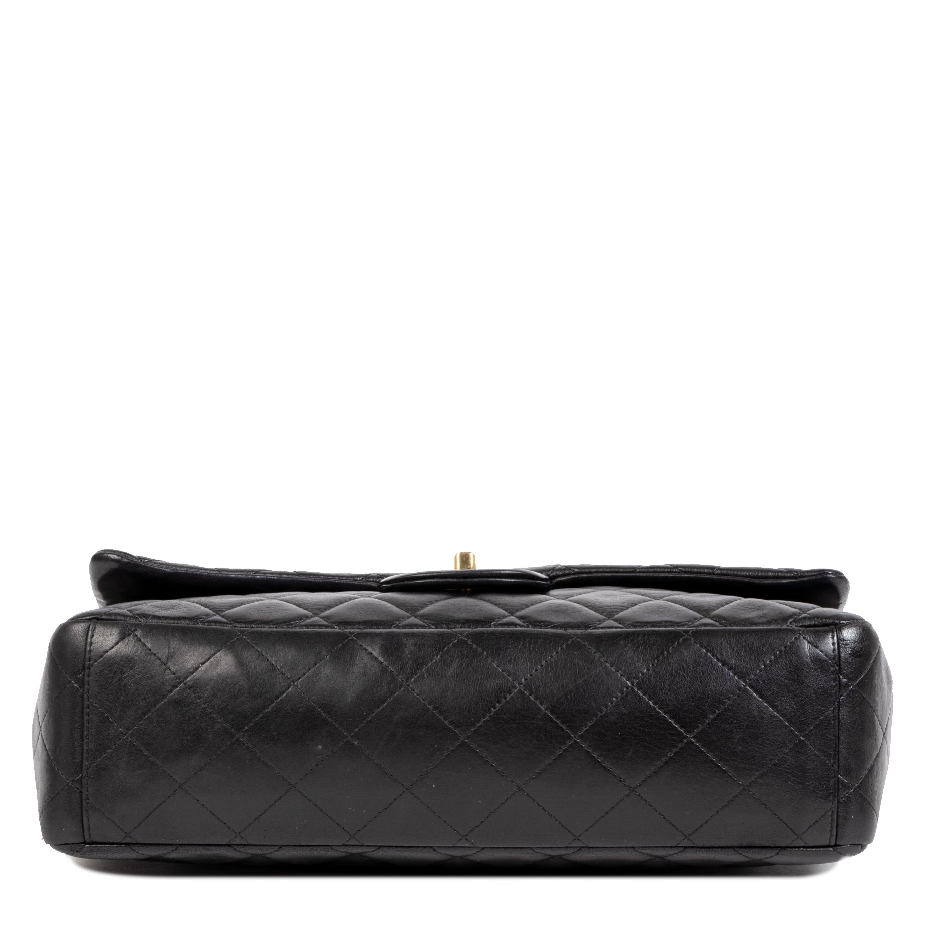 Chanel Classic Black Lambskin Maxi Single-Flap Bag