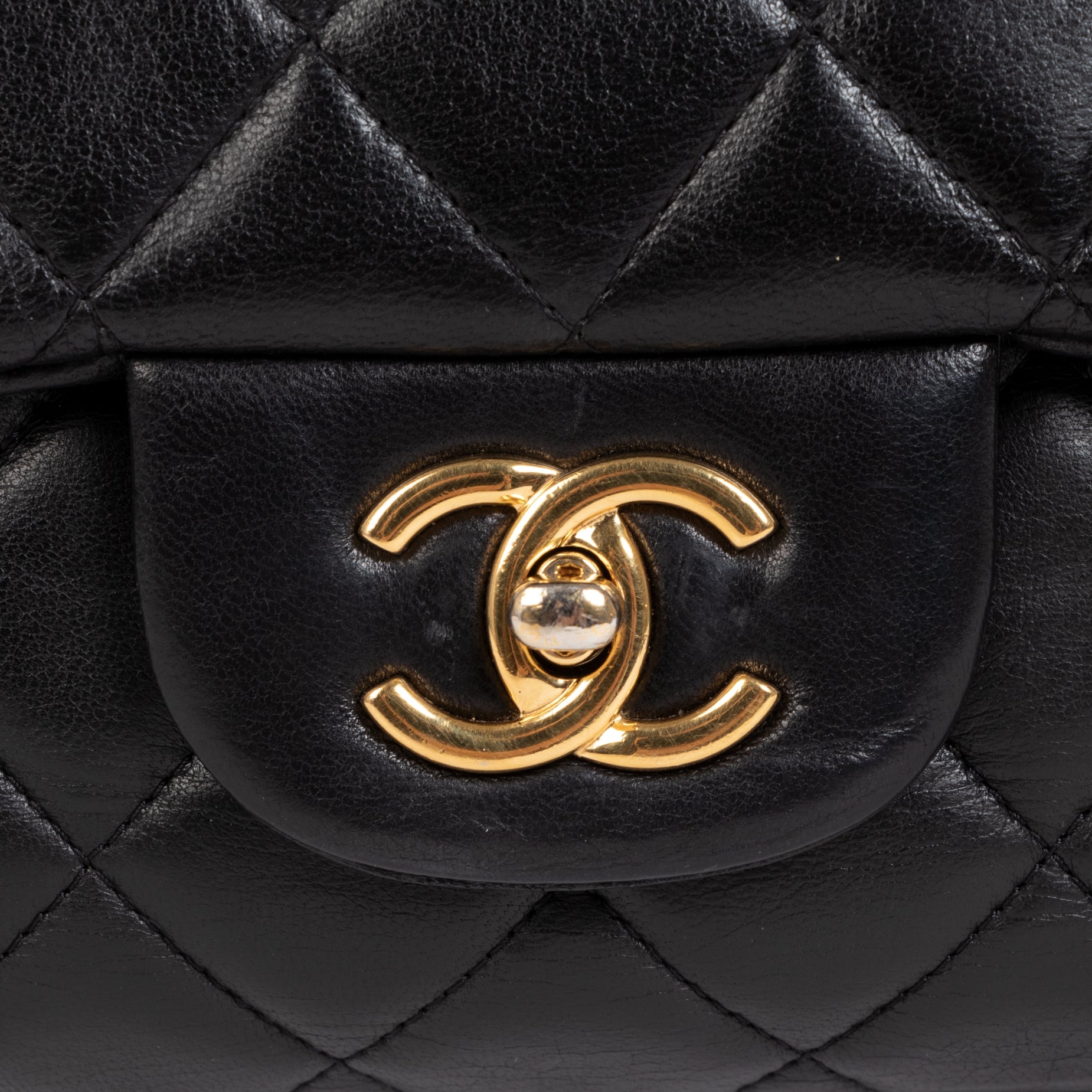 Chanel Classic Black Lambskin Maxi Single-Flap Bag