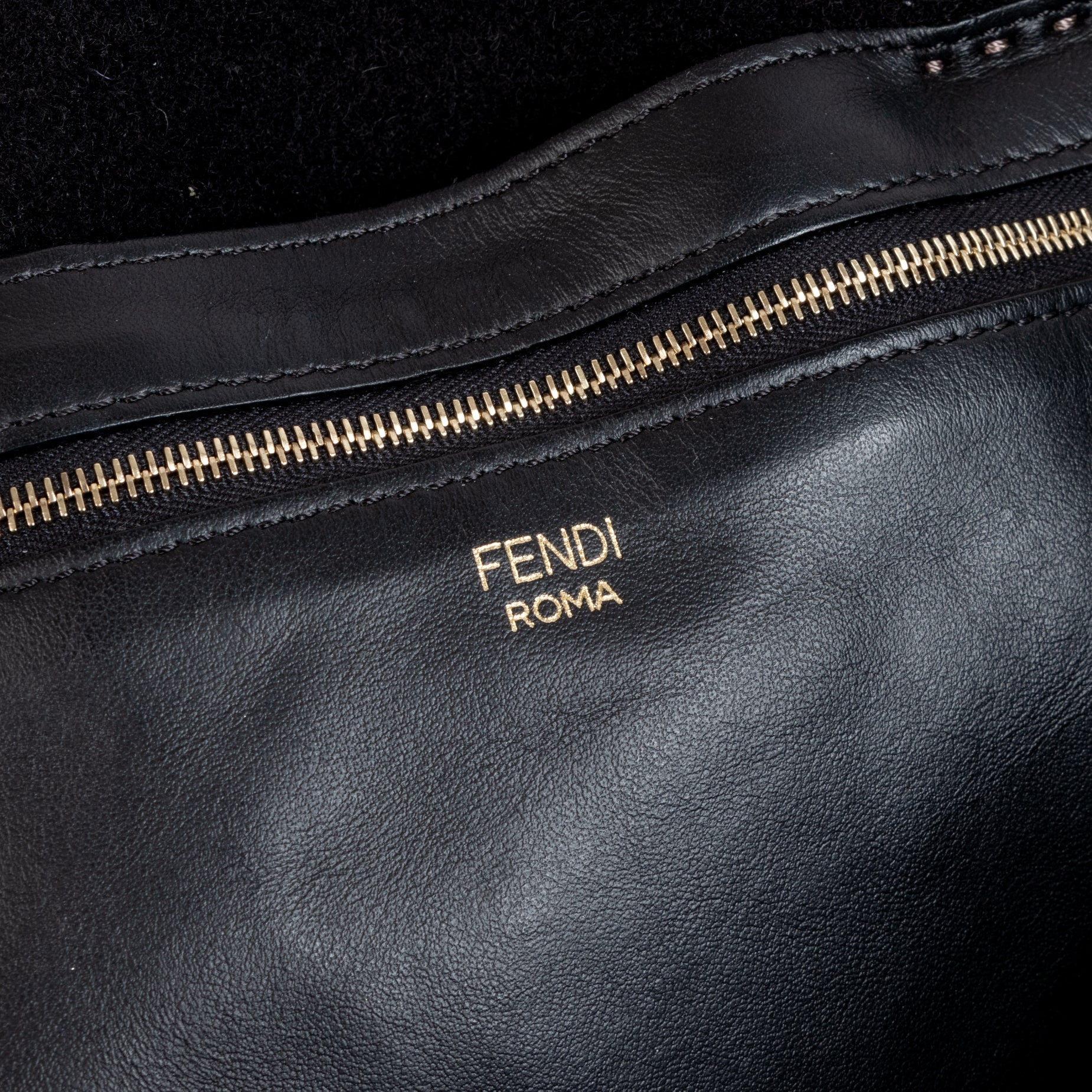 Authentic secondhand Fendi Limited Edition Mania Logo Fila Large Shopper Tote designer bags accessories clothing shoes luxury vintage webshop designer brands fashion safe secure online shopping worldwide shipping order online