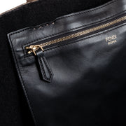 Authentieke Tweedehands Fendi Limited Edition Mania Logo Fila Large Shopper Tote juiste prijs veilig online shoppen luxe merken webshop winkelen Antwerpen België mode fashion
