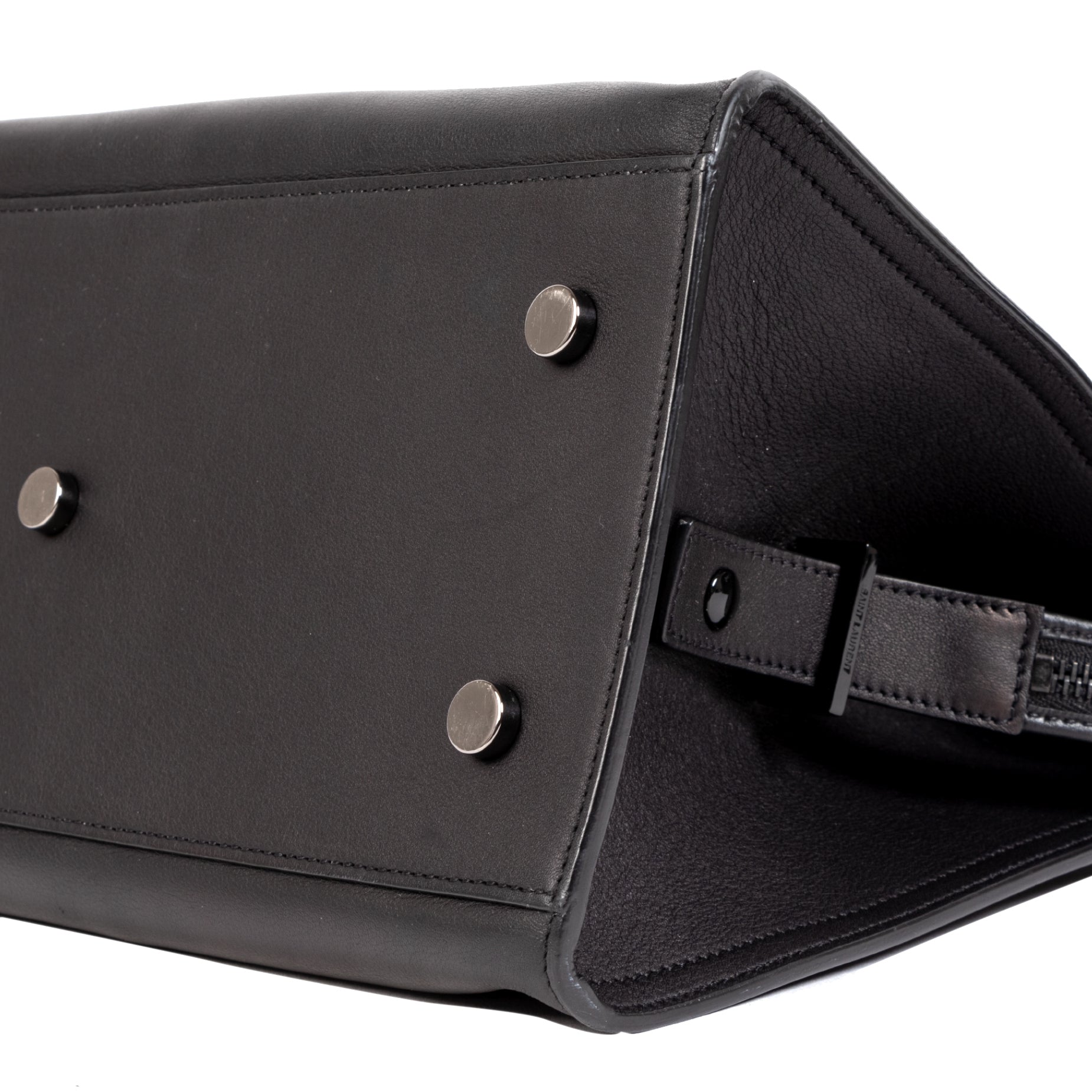 Authentieke Tweedehands Saint Laurent Black Smooth Calfskin Monogram Cabas Bag juiste prijs veilig online shoppen luxe merken webshop winkelen Antwerpen België mode fashion