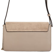 Are you looking for an authentic Chloe Faye Motty Grey Small Suede Shoulder Bag