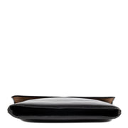 Authentieke Tweedehands Delvaux Black Leather Top Handle Bag juiste prijs veilig online shoppen luxe merken webshop winkelen Antwerpen België mode fashion
