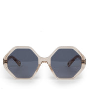 Authentic second-hand vintage Chloé Rose Gold Willow Octagonal Sunglasses buy online webshop LabelLOV