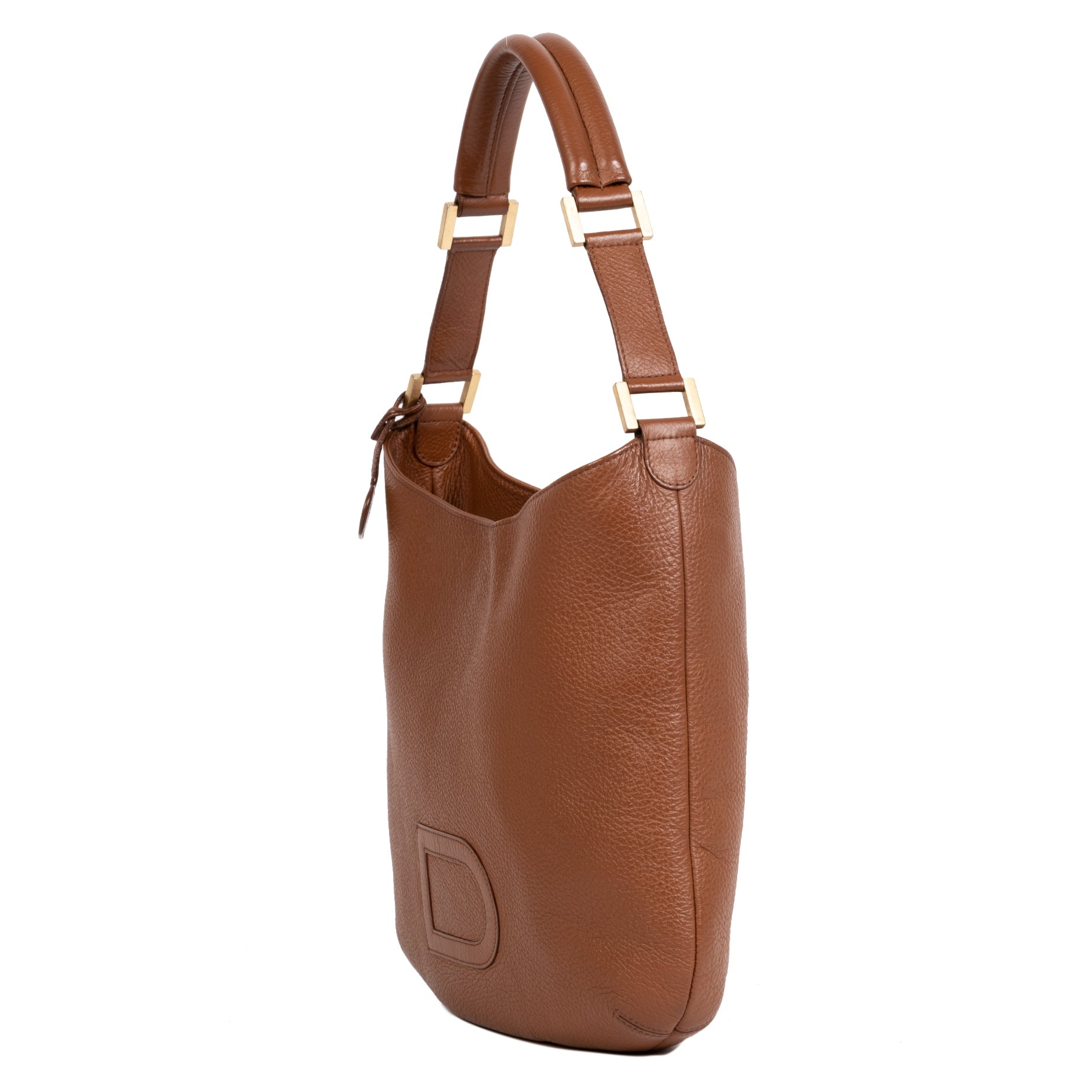 Delvaux Le Louise PM Fauve Leather Bag for the best price at Labellov secondhand luxury