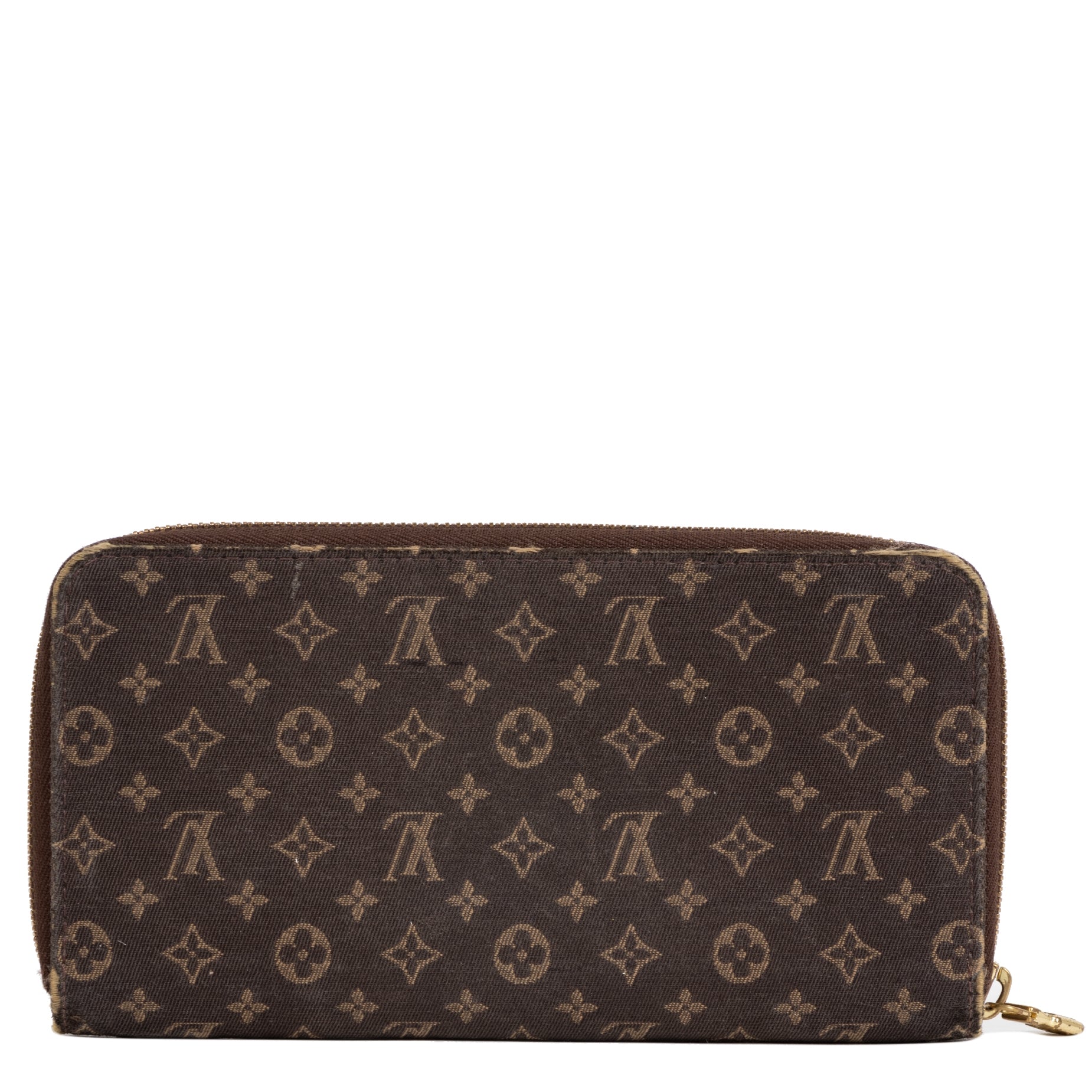 Louis Vuitton Mini Lin Brown Zippy Wallet for the best price at Labellov secondhand luxury