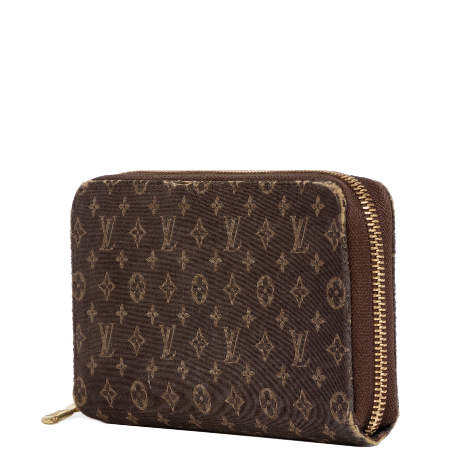 Louis Vuitton Mini Lin Brown Zippy Wallet pour le meilleur prix chez Labellov à Anvers