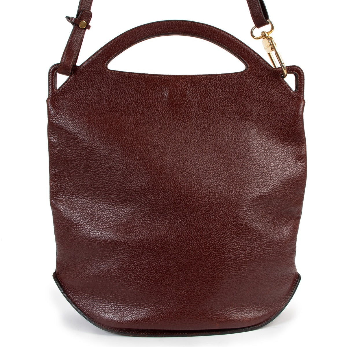 Delvaux Burgundy Vintage Tote Bag
