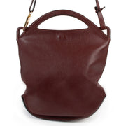 Delvaux Burgundy Vintage Tote Bag