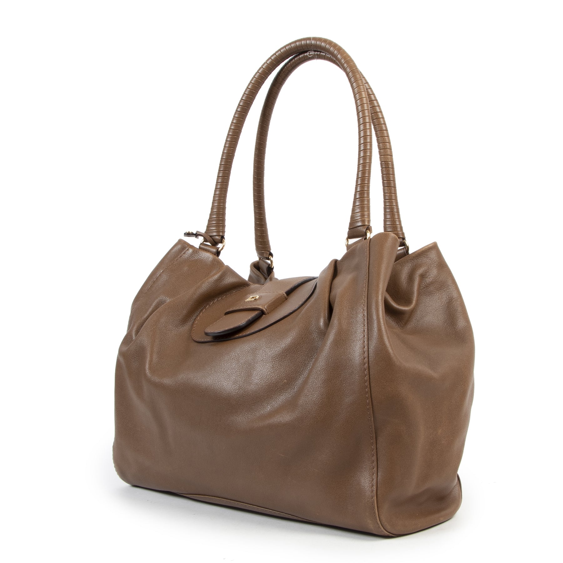 Delvaux Clair Obscur Sellier Marron Shoulder Bag