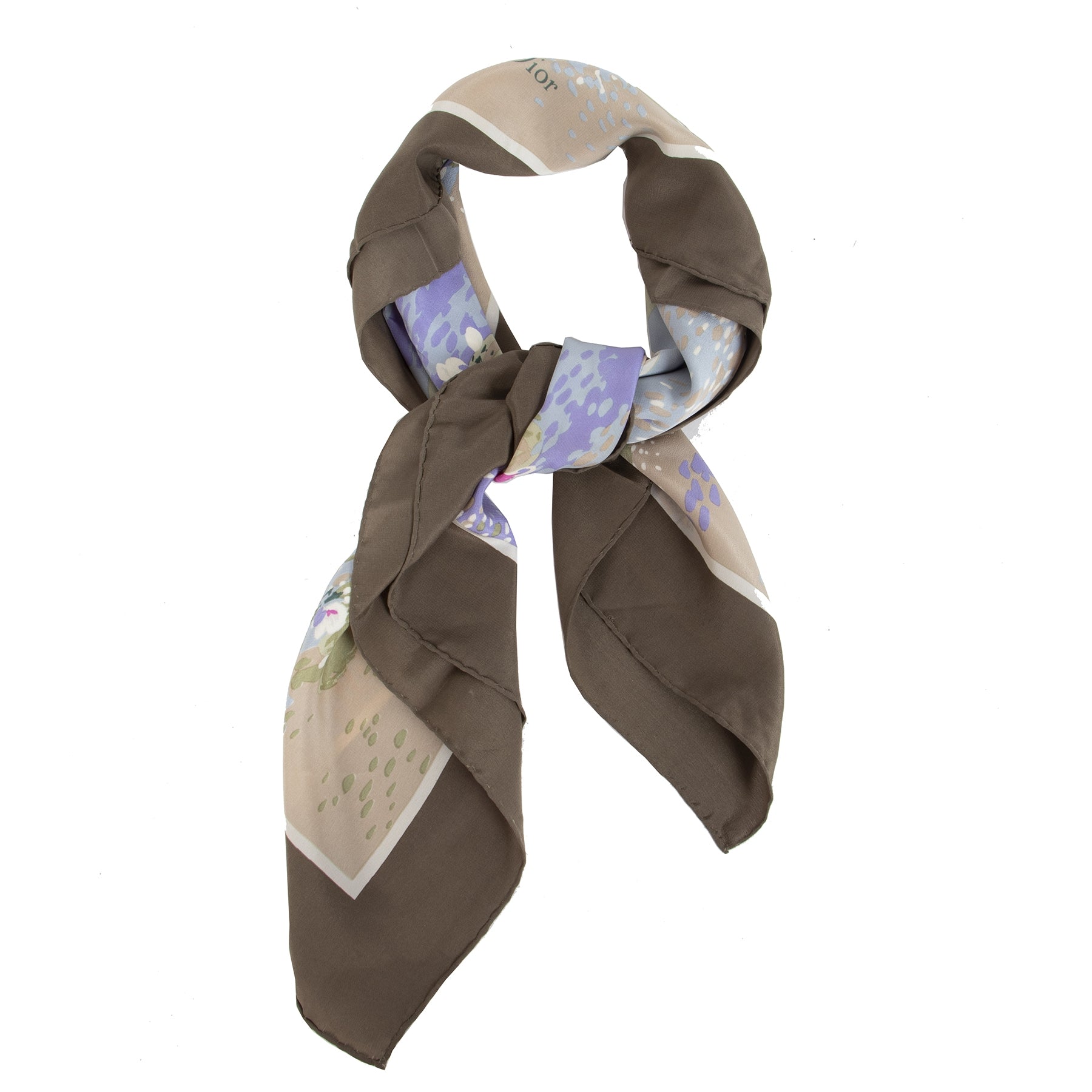 Authentic second-hand vintage Dior Musée De Giverny Silk Scarf buy online webshop LabelLOV