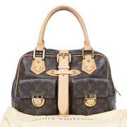 Authentic secondhand Louis Vuitton Monogram Manhattan Shoulder Bag designer bags designer brands luxury vintage webshop fashion safe secure online shopping worldwide shipping