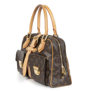 Authentieke Tweedehands Louis Vuitton Monogram Manhattan Shoulder Bag juiste prijs veilig online shoppen luxe merken webshop winkelen Antwerpen België mode fashion