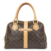 Authentieke Tweedehands Louis Vuitton Monogram Manhattan Shoulder Bag juiste prijs veilig online shoppen luxe merken webshop winkelen Antwerpen België mode fashion