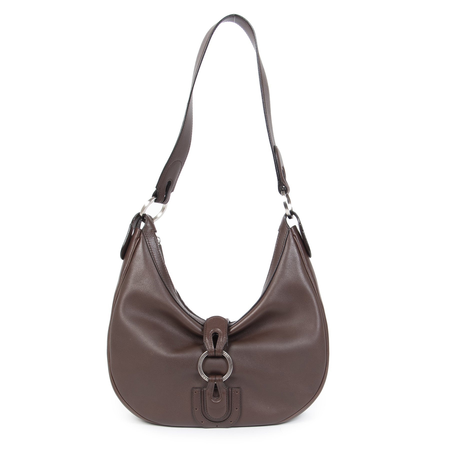 Delvaux Chocolate Brown Leather Camille Bag – Labellov
