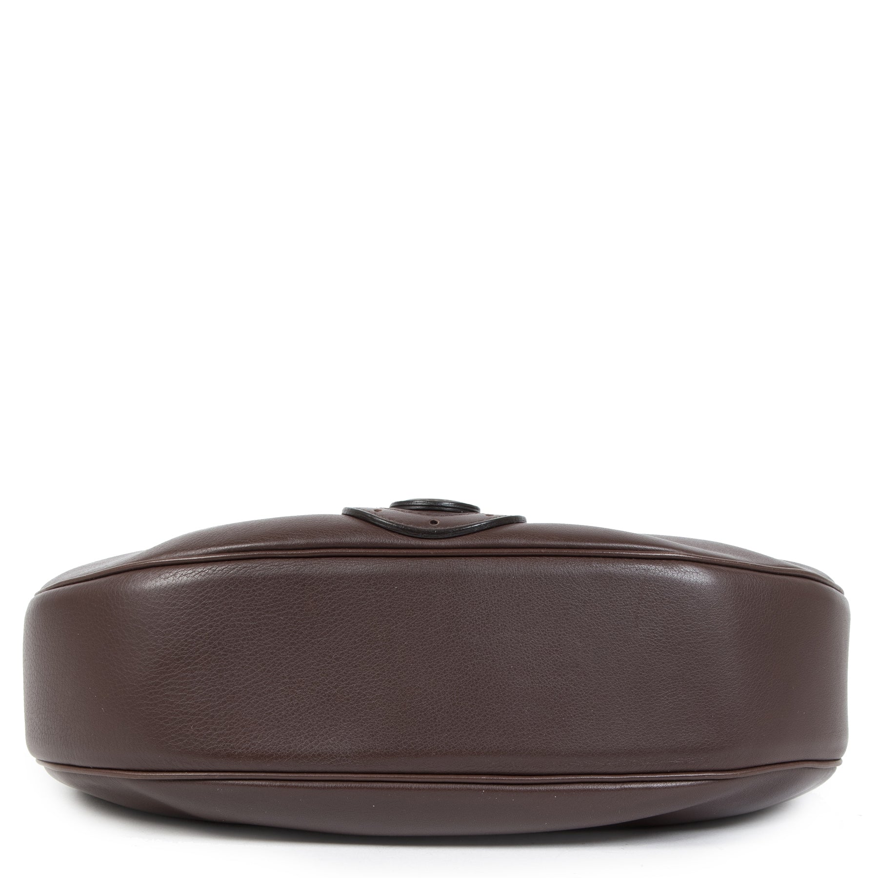 Authentic secondhand Delvaux Chocolate Brown Leather Camille Bag designer bags designer brands luxury vintage webshop safe secure online shopping worldwide shipping