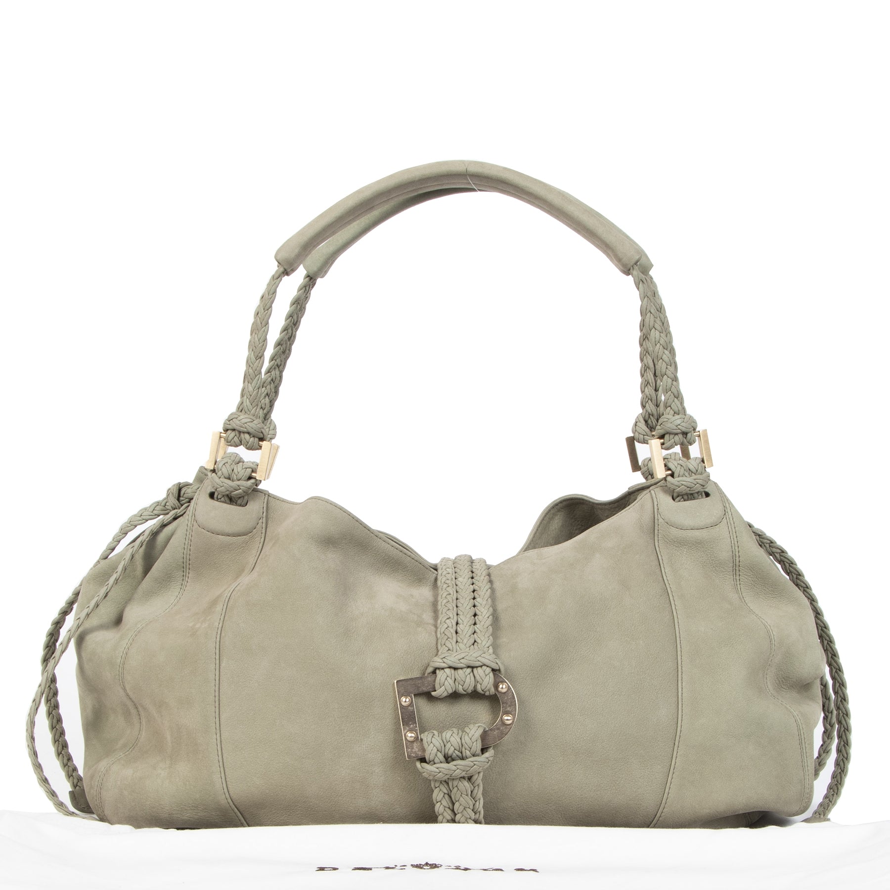 Authentic secondhand Delvaux Suede Mint Green Colette Bag designer bags designer brands fashion luxury vintage webshop safe secure online shopping worldwide shipping