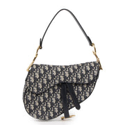 Dior Blue Oblique Saddle Bag