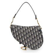 Dior Blue Oblique Saddle Bag