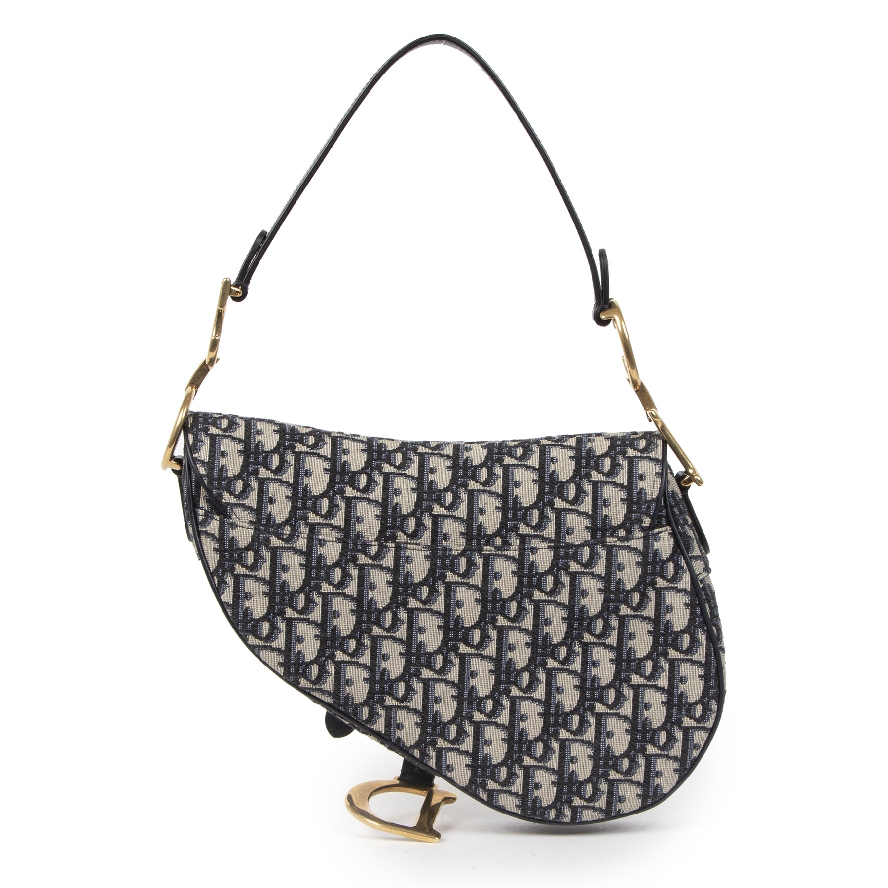 Dior Blue Oblique Saddle Bag
