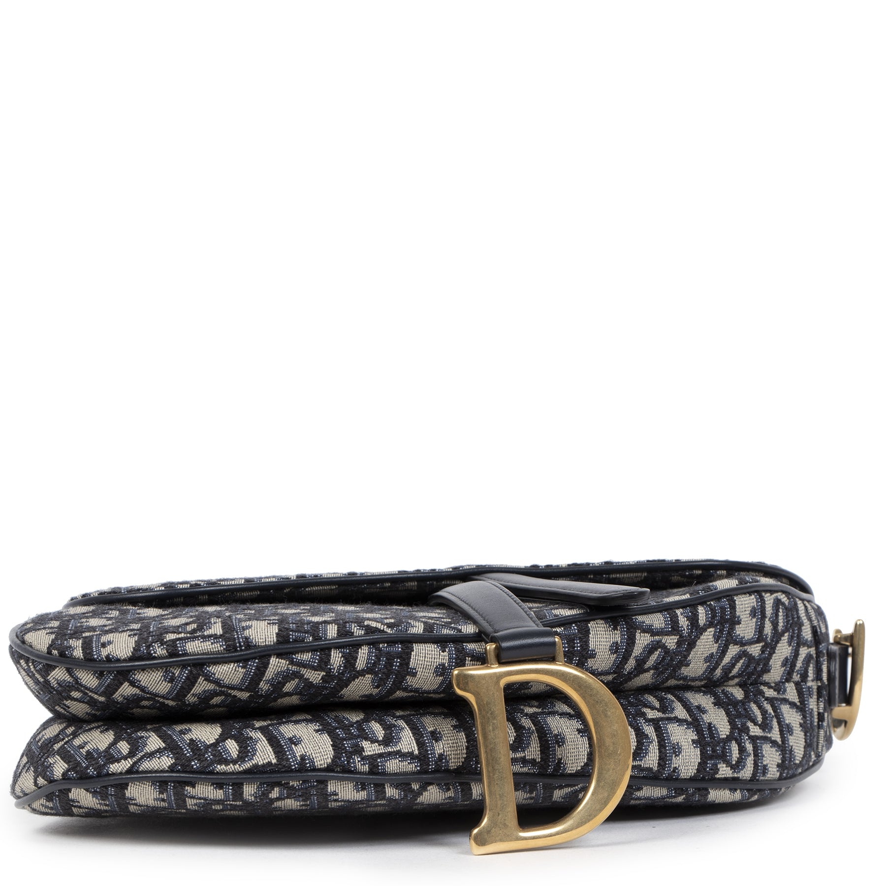 Dior Blue Oblique Saddle Bag