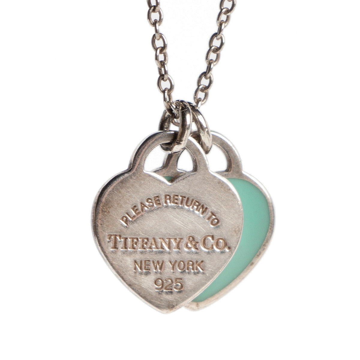 Tiffany & Co Tiffany Blue Double Heart Tag Pendant