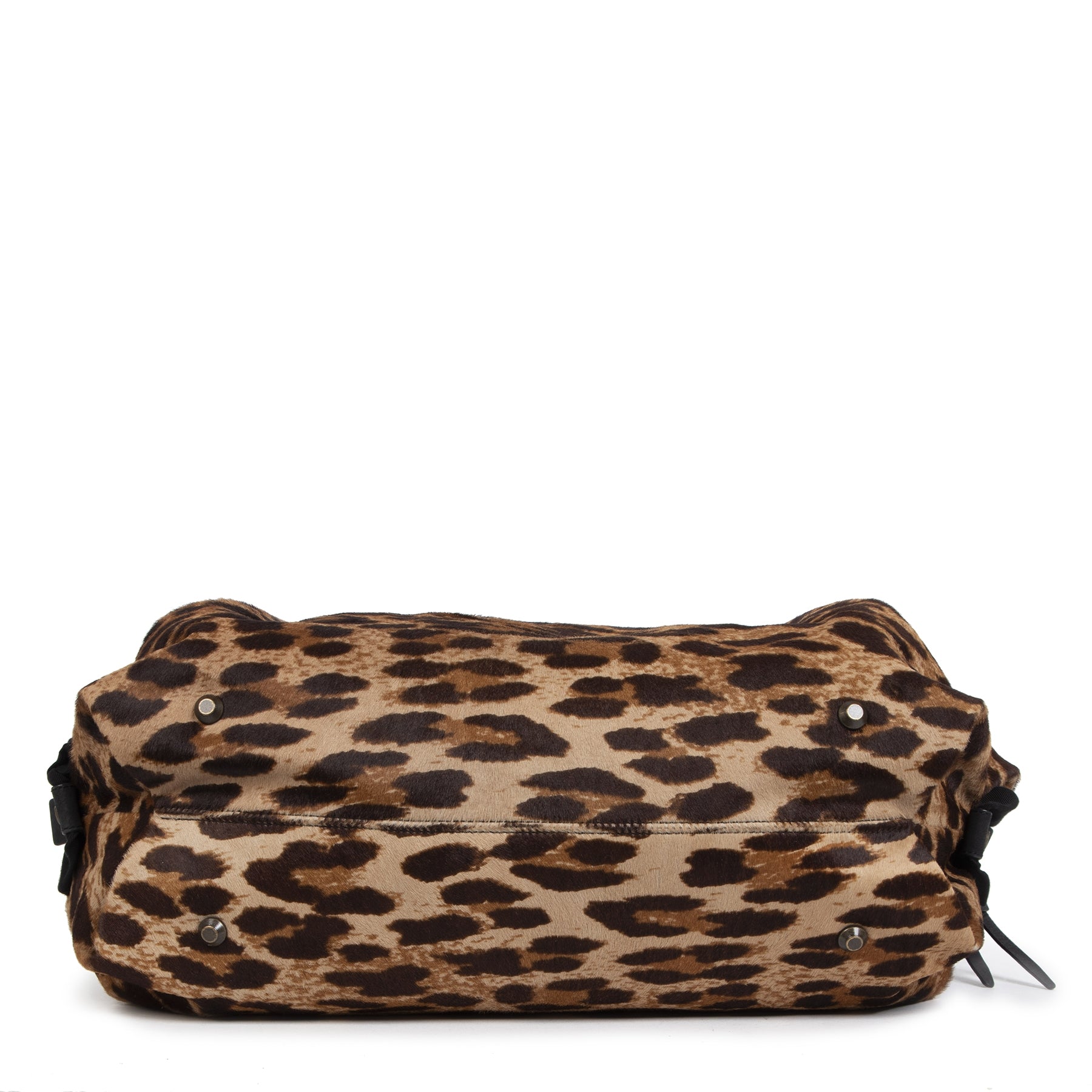 Authentic secondhand Lanvin Leopard Bowling Bag designer bags designer brands luxury vintage webshop safe secure online shopping worldwide shipping