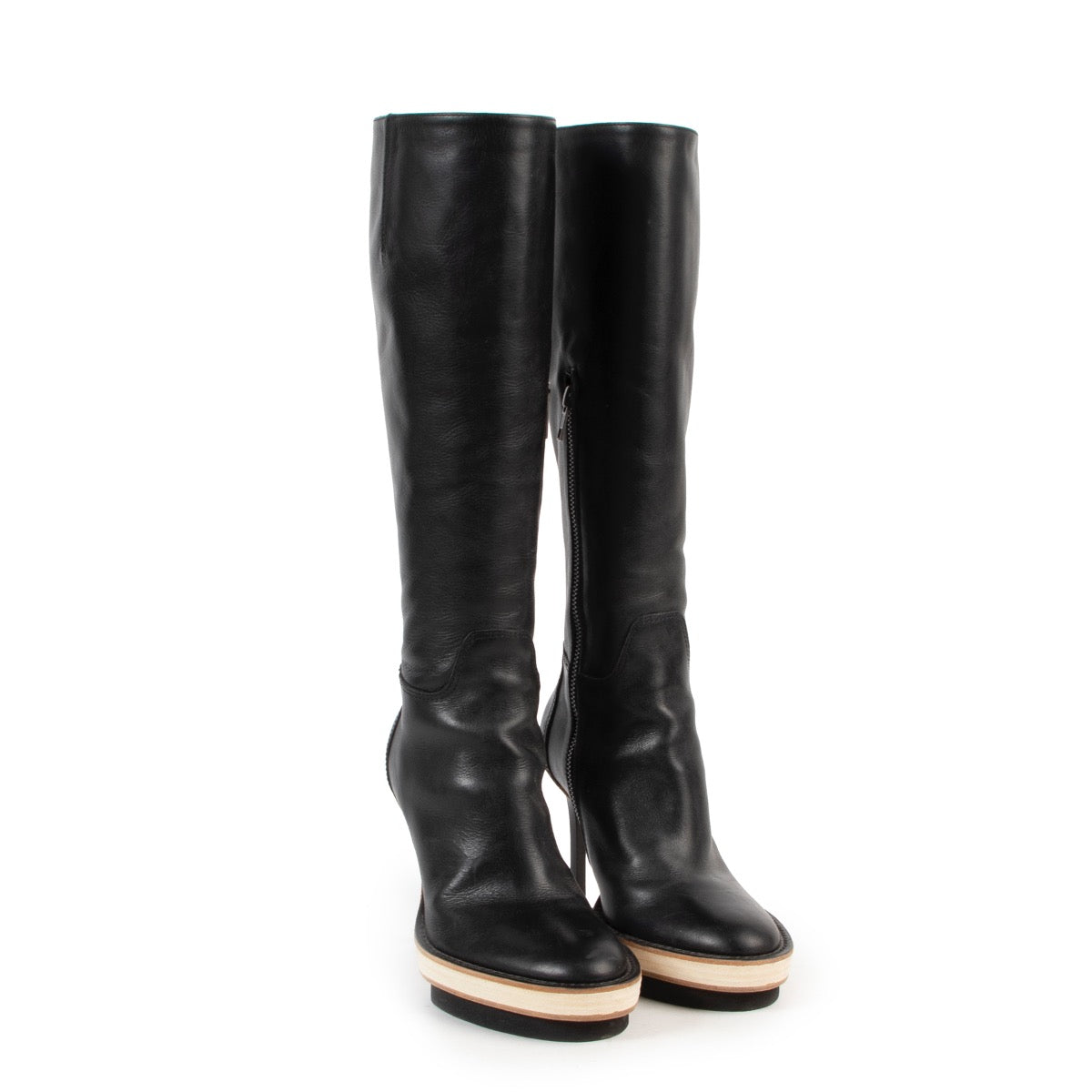 Ann Demeulemeester Zwarte Laarzen - Maat 35