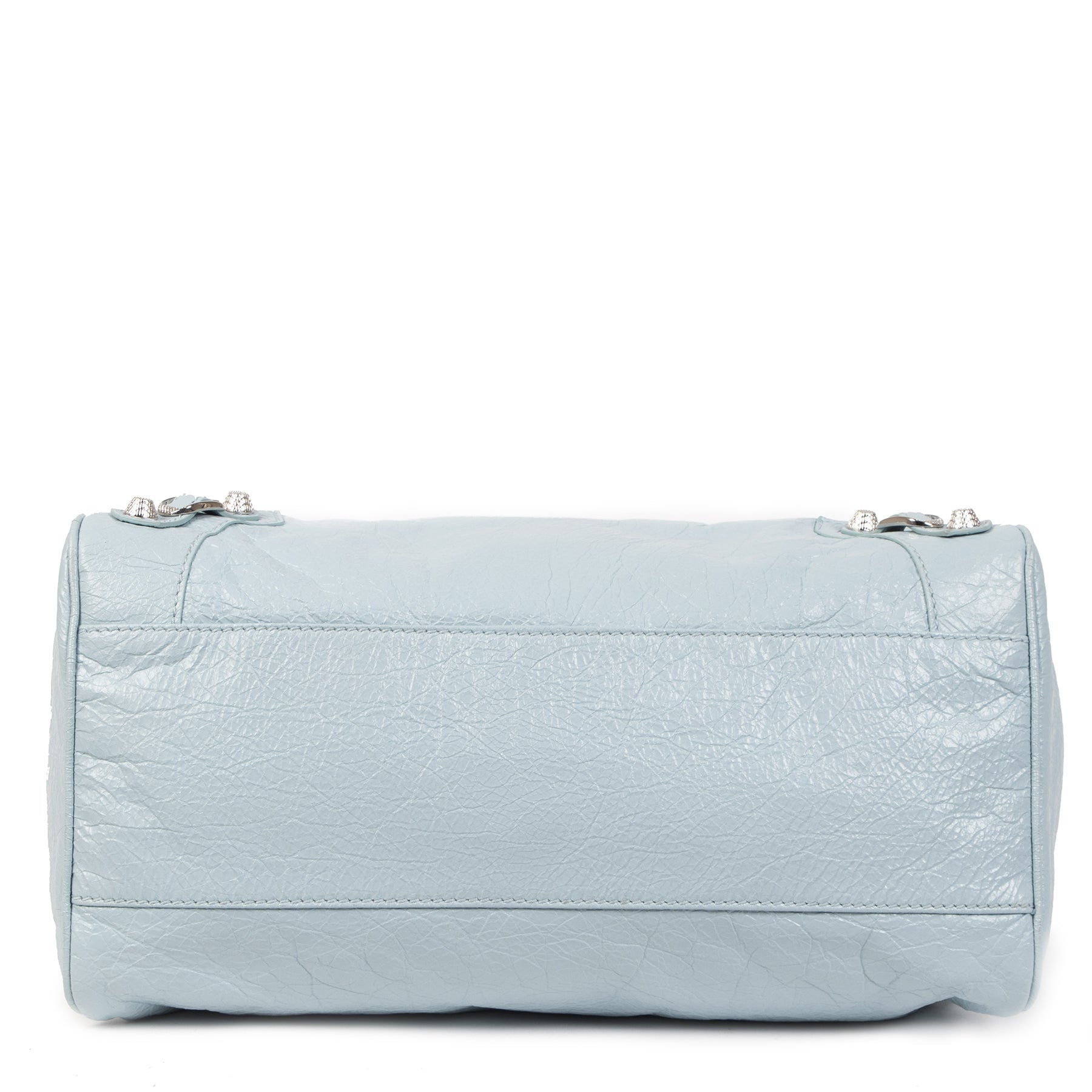 Authentic second-hand vintage Balenciaga Baby Blue Velo Bag buy online webshop LabelLOV