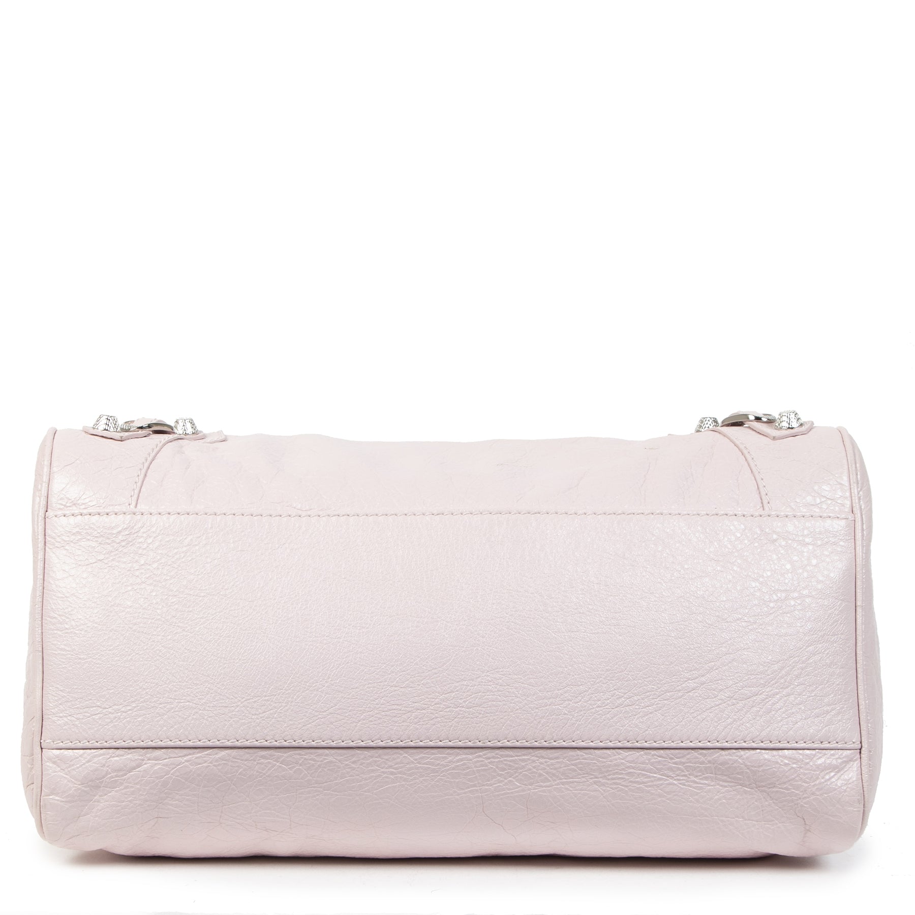 Are you looking for an authentic Balenciaga Light Pink Velo Top Handle Bag?