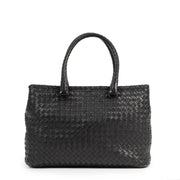 Bottega Veneta Black Intrecciato Shoulder Bag at the right price online safe and secure at LabelLOV Antwerp