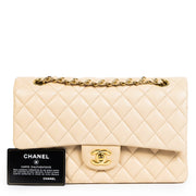 shop safe online your secondhand Chanel Nude Lambskin Classic Flap Bag GHW