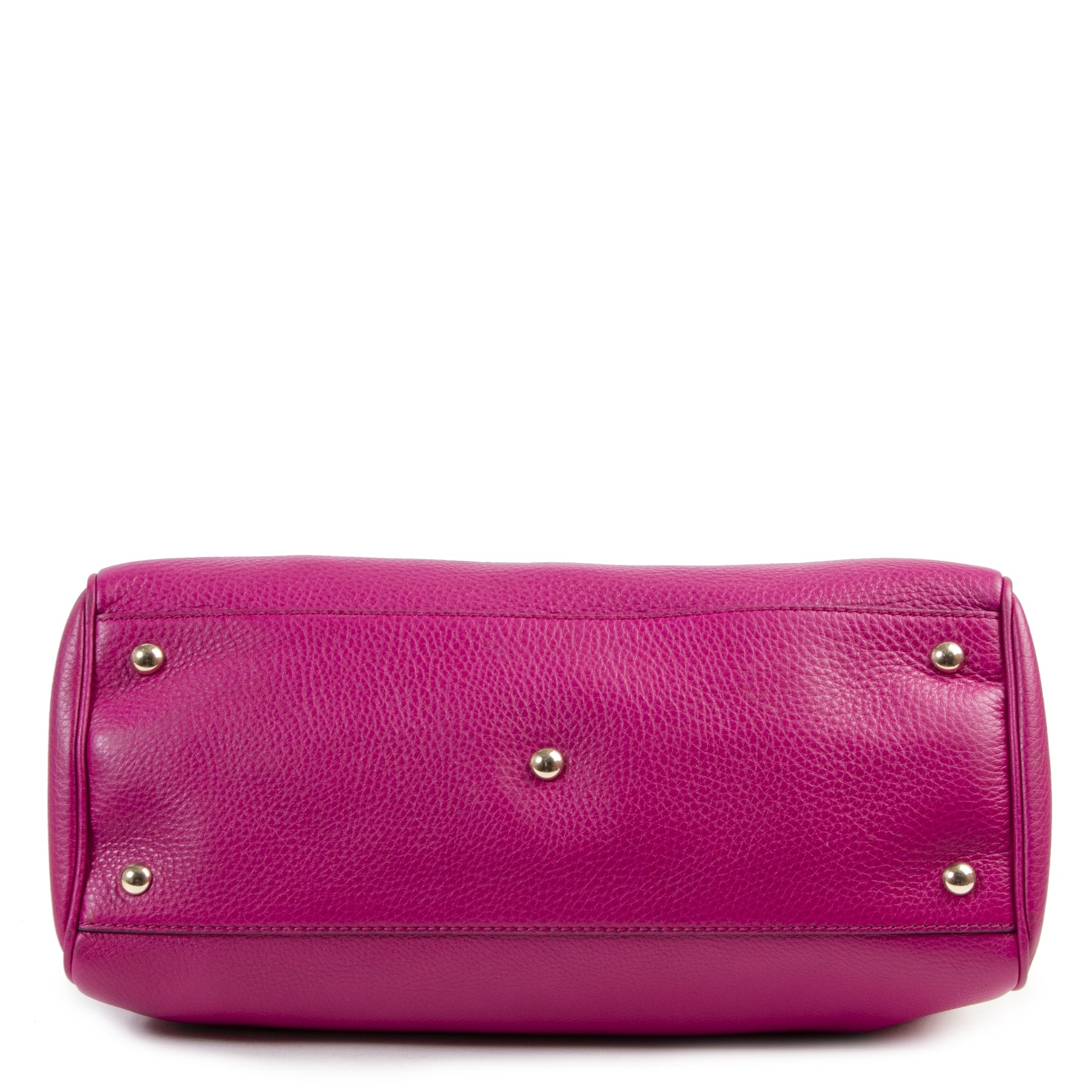 Gucci Fuchsia Bamboo Top Handle Bag