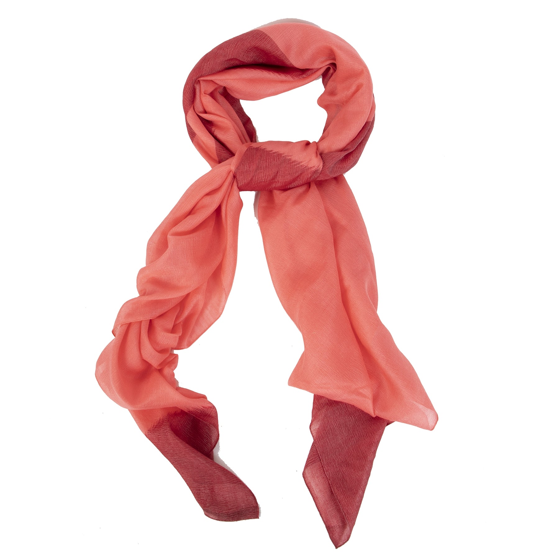 Hermès Orange Cashmere Wrap Scarf