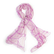 Authentieke Tweedehands Hermès Purple Silk Scarf juiste prijs veilig online shoppen luxe merken webshop winkelen Antwerpen België mode fashion