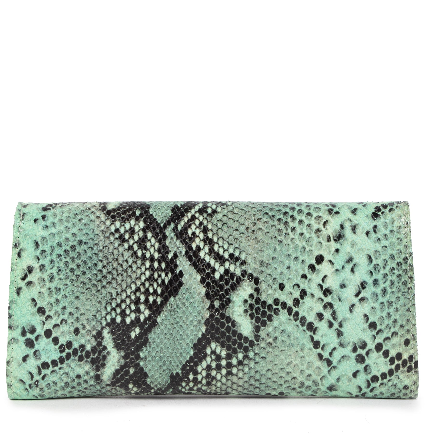 Jimmy Choo Green Python Clutch pour le meilleur prix chez Labellov à Anvers