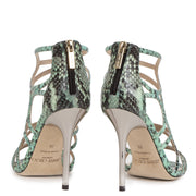 Jimmy Choo Python Cut-Out Sandals for the best price at Labellov te koop