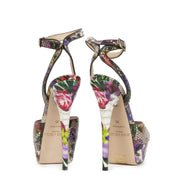 Jimmy Choo Floral Print Python Multicolor Sandals in size 35 pour le meilleur prix chez Labellov à Anvers