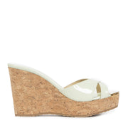 Jimmy Choo Keylime Green Patent Wedges - size 35 for the best price