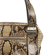 Authentieke Tweedehands Jimmy Choo Python Shoulder Bag juiste prijs veilig online shoppen luxe merken webshop winkelen Antwerpen België mode fashion