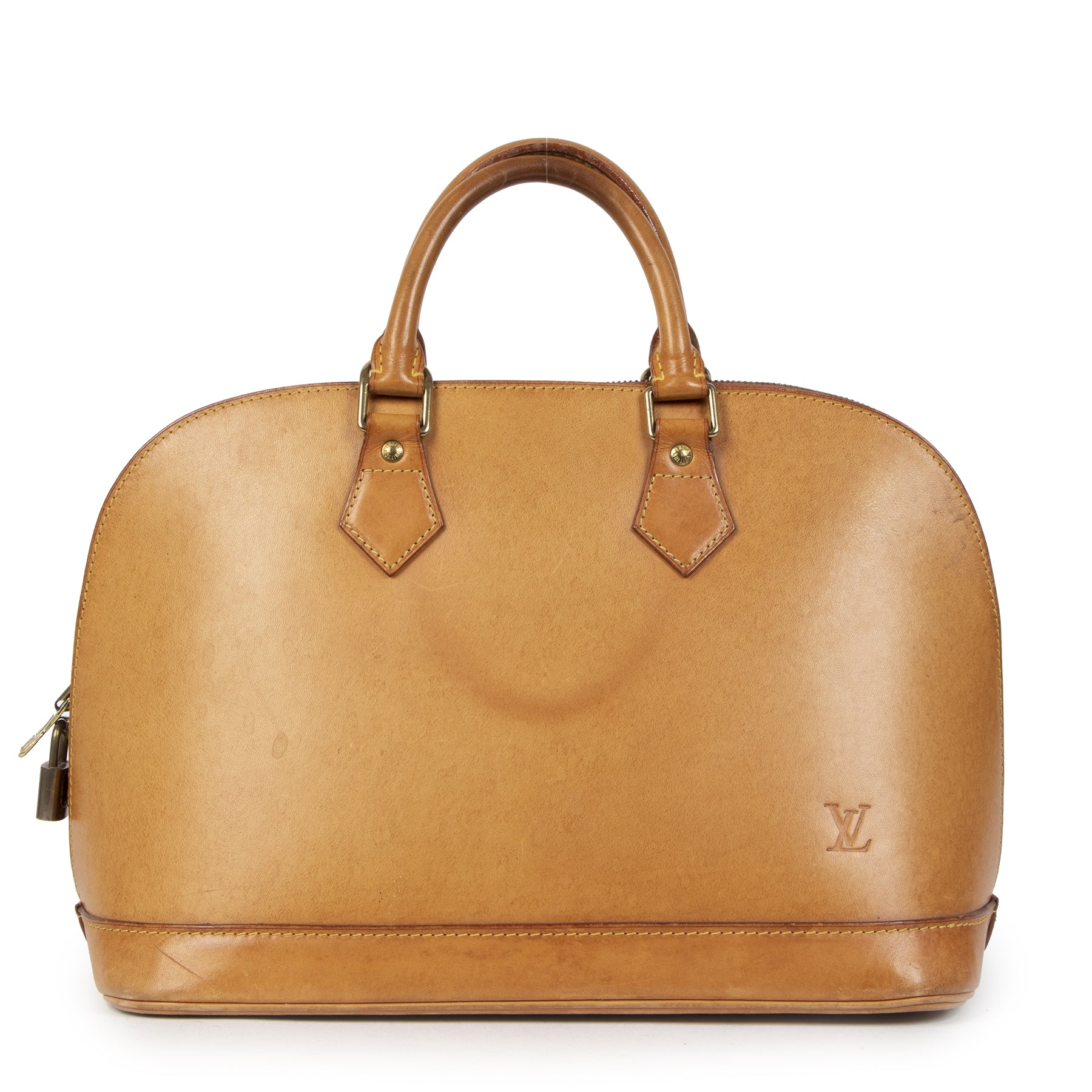 Louis Vuitton Nomade Leather Alma Bag for the best price at Labellov secondhand luxury in Antwerp Belgium