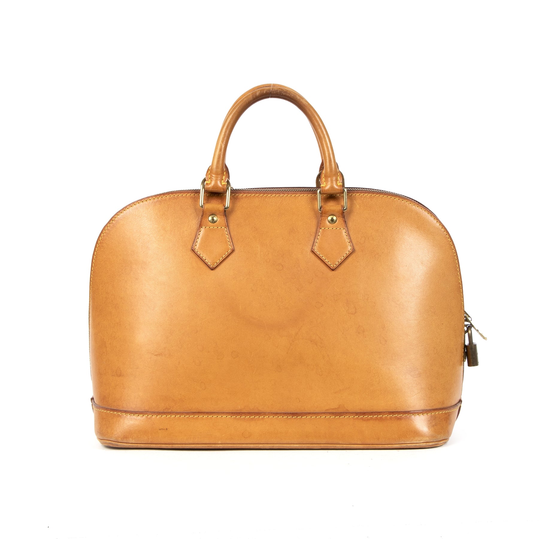 We buy and sell your authentic designer Louis Vuitton Nomade Leather Alma Bag