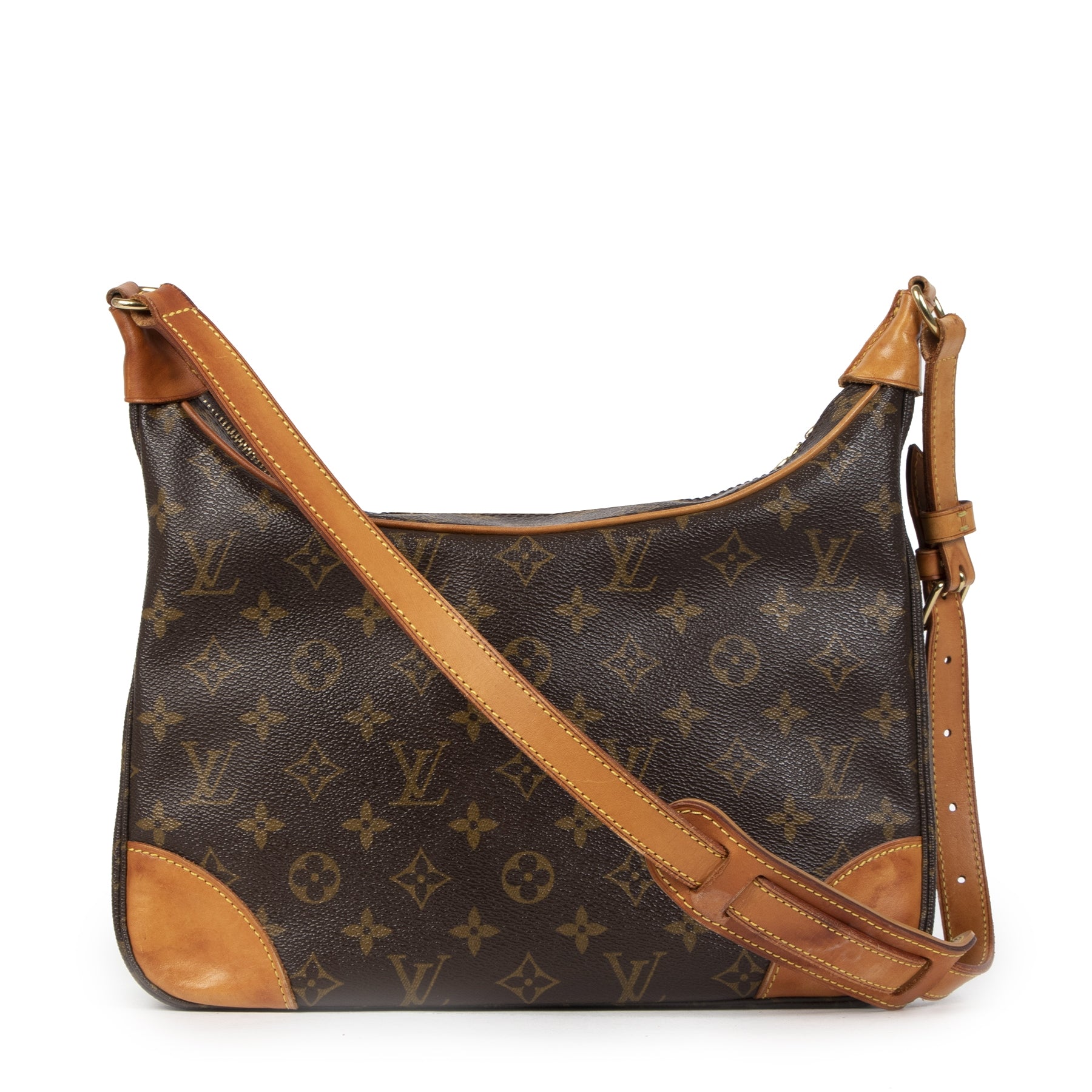 Authentic secondhand Louis Vuitton Monogram Boulogne 30 Bag designer bags designer brands fashion luxury vintage webshop safe secure online shopping worldwide shipping