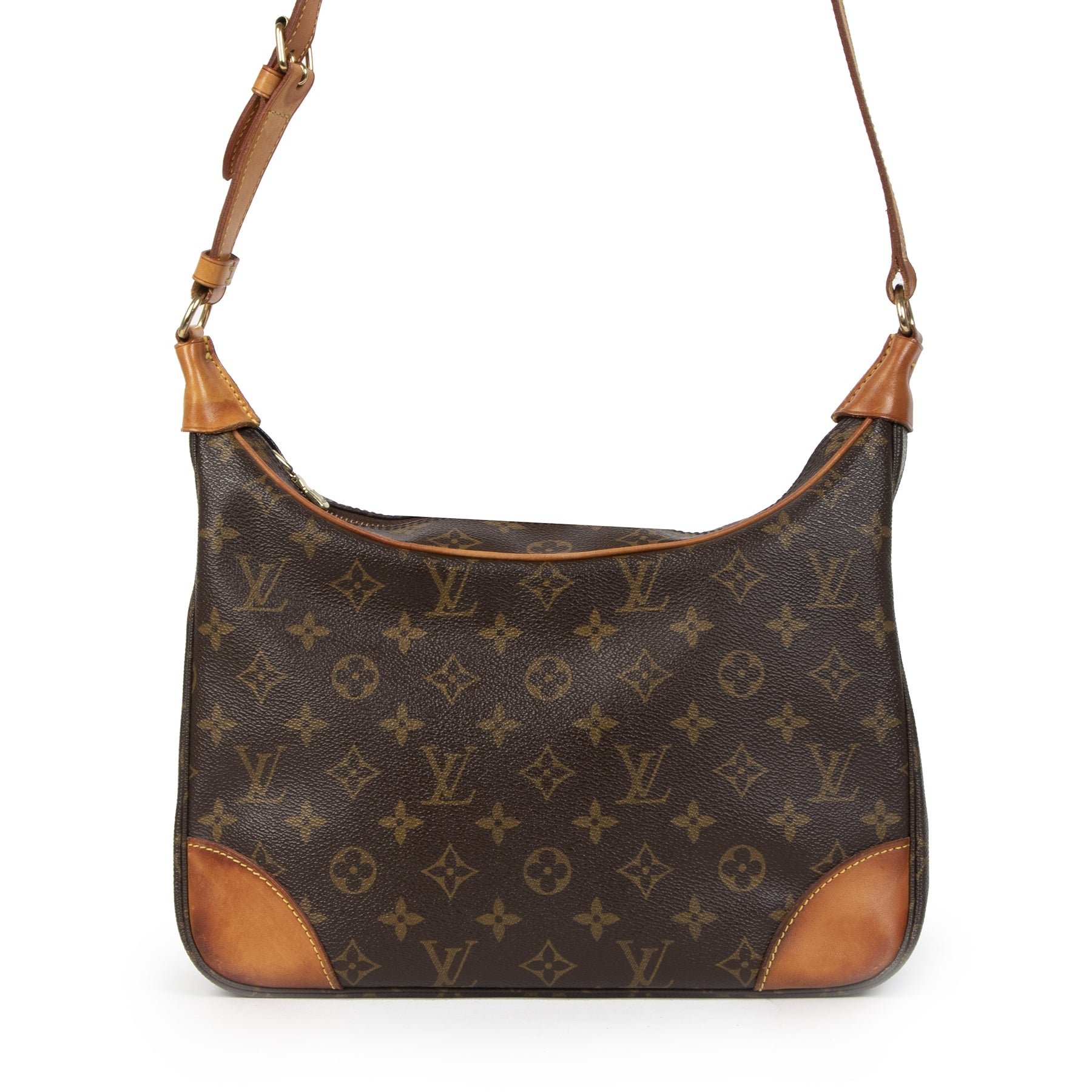 Authentieke Tweedehands Louis Vuitton Monogram Boulogne 30 Bag juiste prijs veilig online shoppen luxe merken webshop winkelen Antwerpen België mode fashion