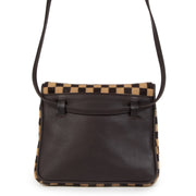Authentic secondhand Louis Vuitton Damier Pony Hair Crossbody Bag designer bags designer brands luxury vintage webshop fashion safe secure online shopping worldwide shipping